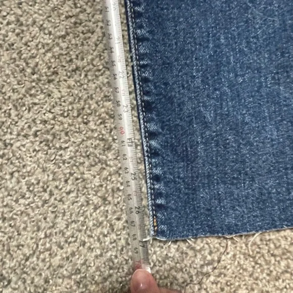 Blue Levi’s Wedgie Straight Leg Denim Jeans - Picture 3 of 6